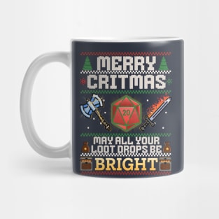 Merry Critmas Warrior Mug